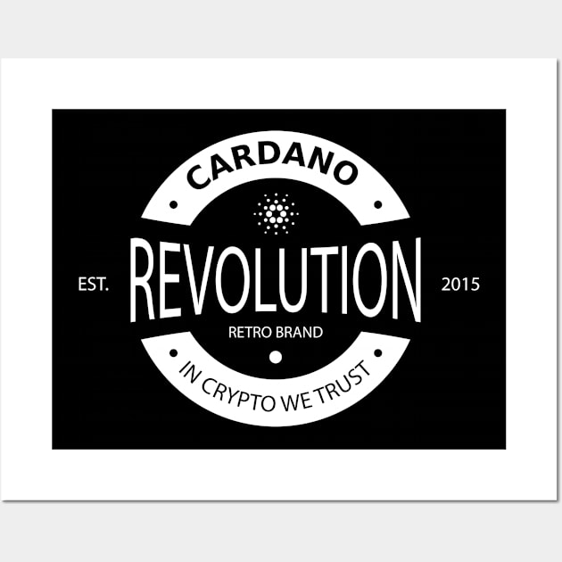 Cardano Revolution Cryptocurrency Wall Art by Wicked Zebra